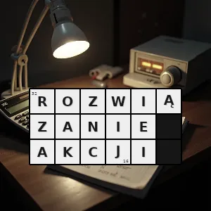 Hasło krzyżówkowe w literaturze końcowy etap przebiegu akcji będący rozstrzygnięciem konfliktu - rozwiązanie akcji – rozwiązanie, synonimy, podpowiedzi i definicje krzyżówkowe